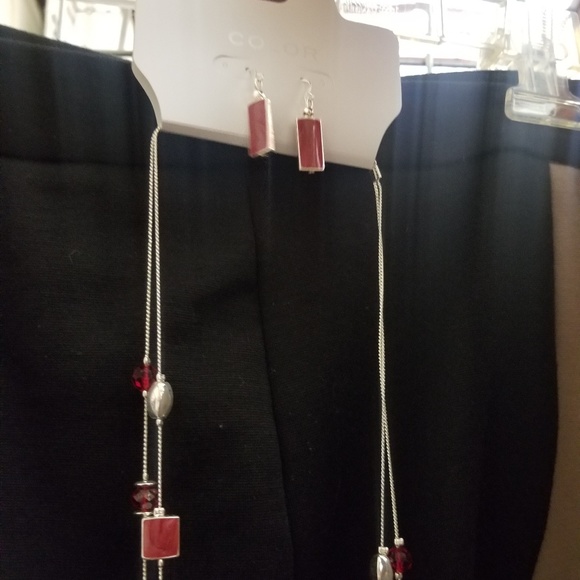 Red stone necklace - Picture 2 of 3